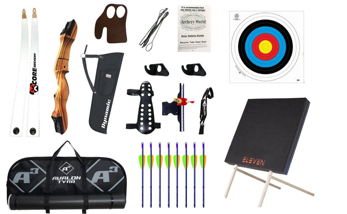 Club Kit 1 Recurve Archery Set Youth/Lady with Target Set